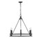 Z-Lite Dennison 6 Light Chandelier, Matte Black 4005-6MB - alternate 6